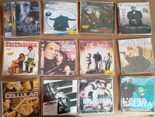 Portacd in plastica con160 DVD Film + 30 CD Musica