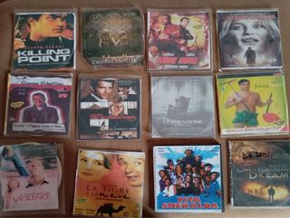 Portacd in plastica con160 DVD Film + 30 CD Musica