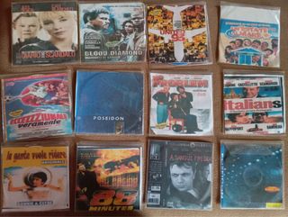 Portacd in plastica con160 DVD Film + 30 CD Musica