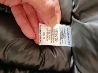 Giubbotto Sandro Ferrone nero con cappuccio