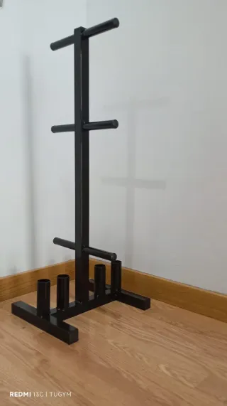 Supporto per dischi e barre da palestra