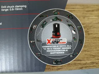 Atornillador Parkside 12V + Batería 2Ah