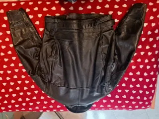 Giubbotto vera pelle nero