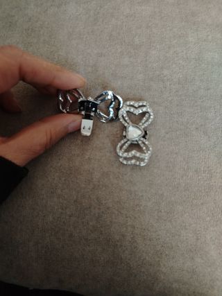 Fermagli scarpe vintage a forma di fiocco con cuor