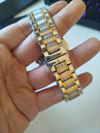 Reloj Poedagar Cronógrafo Zafiro 43mm Bicolor