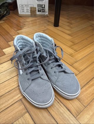 Vans Sk8 Hi Junior Talla 39 Gris