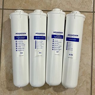 Filtri Aquaphor K2, K5, K7, K7B (Usati 6 mesi)
