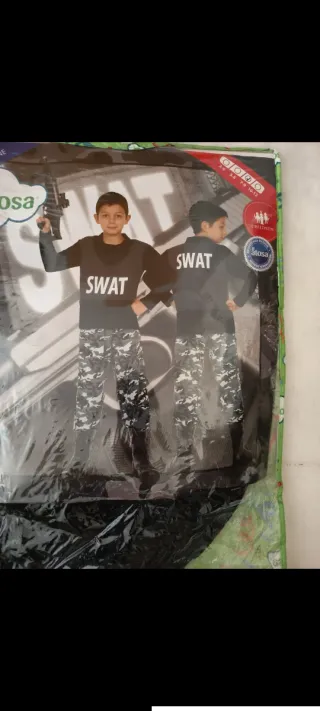 Disfraz SWAT niño 7-9 años