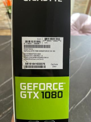 Gigabyte GTX 1080 Windforce OC 8G - Da Riparare