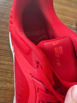 Nike quest 5 zapatillas para running rojas