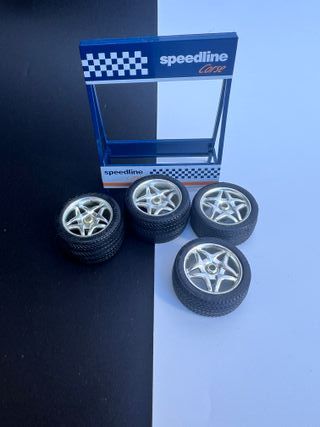 Lote Ruedas 1/18 Dioramas Universal