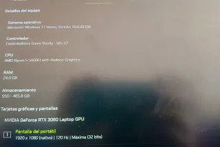 Lenovo Legion 5 15ACH6H RTX 3060 24GB RAM.