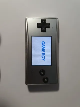 Game Boy Micro Plata Nintendo y cargador