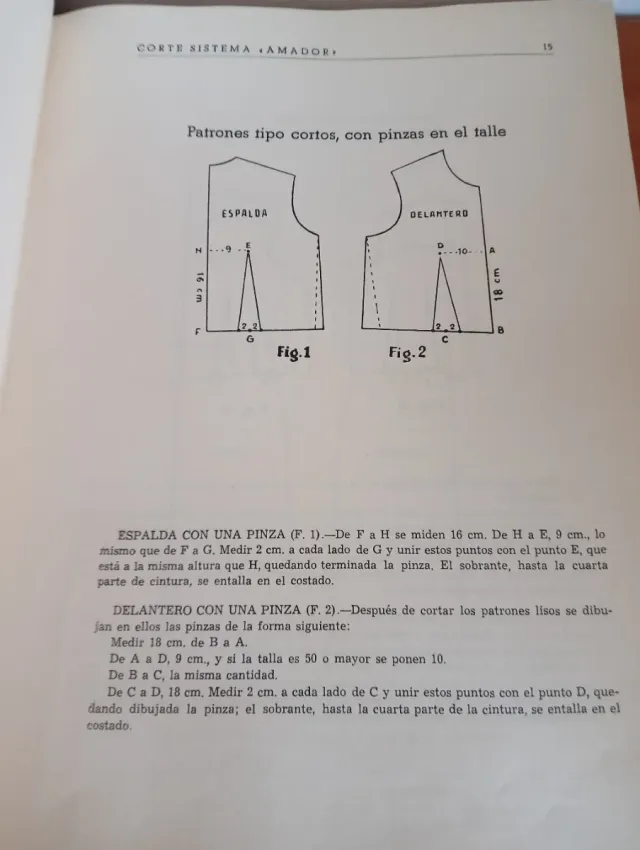 Corte SISTEMA AMADOR 1966 + REGALO REGLA