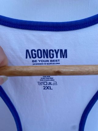 Camiseta Tirantes AGON GYM Talla 2XL