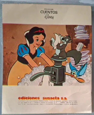 Cuento infantil BLANCANIEVES WALT DISNEY años 70