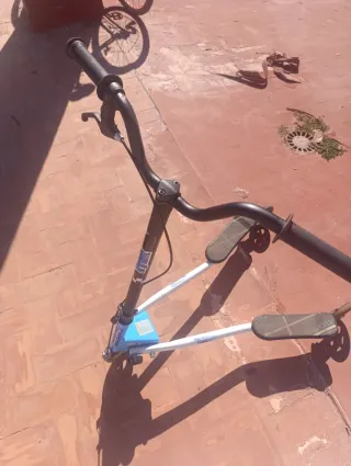 Patinete doble 3 ruedas plegable