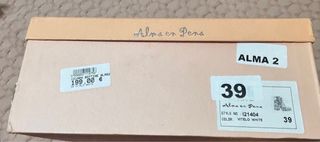 Botines Alma en Pena blancos talla 39