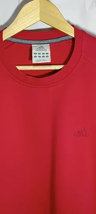 Adidas sudadera roja Talla L
