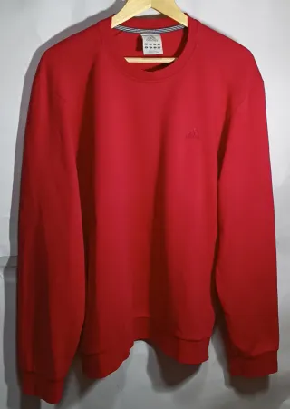 Adidas sudadera roja Talla L