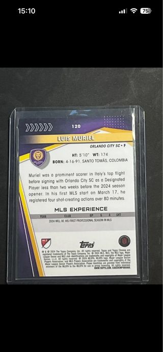 Cromo Luis Muriel /50