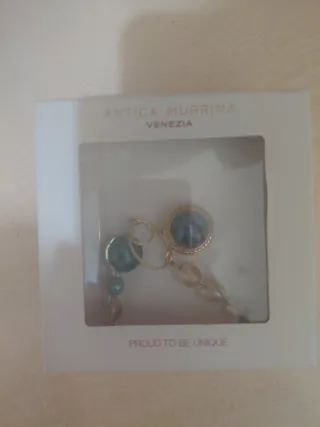 Parure Antica Murrina Venezia oro e verde