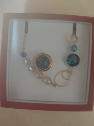 Parure Antica Murrina Venezia oro e verde