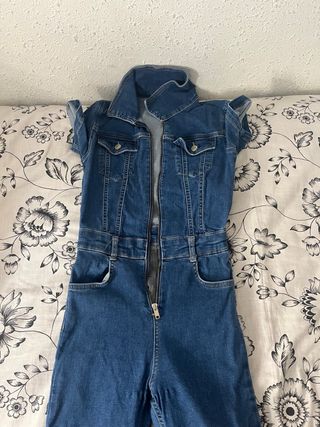 Mono vaquero con cremallera