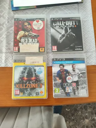 Pack 5 Juegos PS3: Red Dead, Call of Duty, Killzon