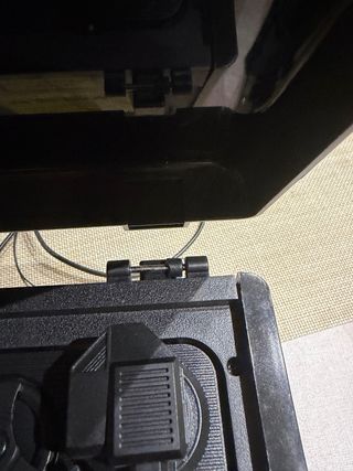 Tocadiscos Negro y Plateado