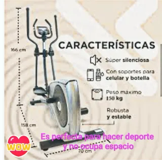 Elíptica NordicTrack con pantalla