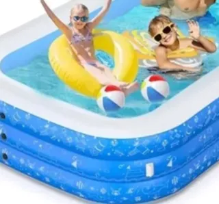 Piscina Hinchable Familiar con Toldo