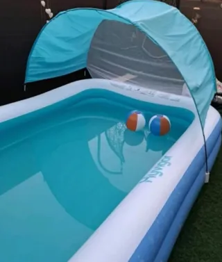 Piscina Hinchable Familiar con Toldo