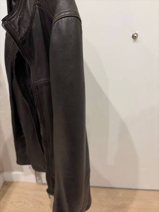 Cazadora Piel Ovina Sebago Talla 54 Marrón