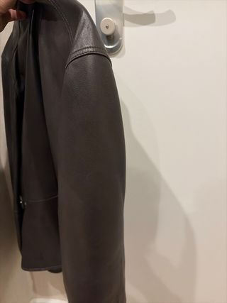 Cazadora Piel Ovina Sebago Talla 54 Marrón