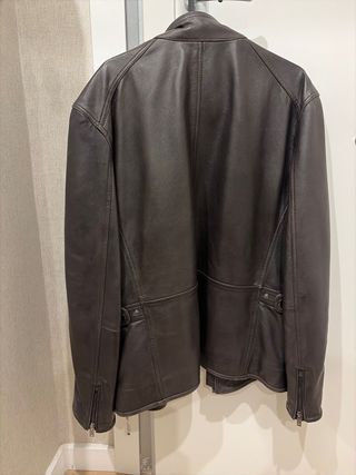 Cazadora Piel Ovina Sebago Talla 54 Marrón