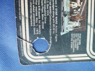 Star Wars Luke Skywalker Kenner Cardback