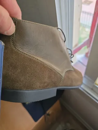 Botines Camper Cuero Verde Oliva