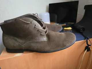 Botines Camper Cuero Verde Oliva