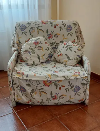 Sofá Cama Diseño Floral