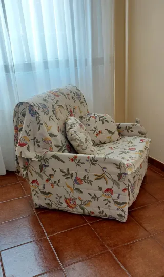 Sofá Cama Diseño Floral