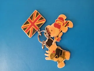 Portachiavi Harrods con Union Jack e Orsetti