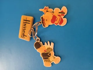 Portachiavi Harrods con Union Jack e Orsetti