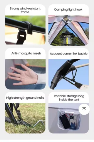 Tienda campaña 8-12 personas