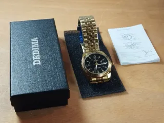 Relógio Dourado Novo, nunca usado.