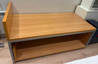 Cama nido con estructura de madera y metal