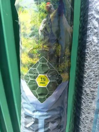 2 rollos Malla de gallinero galvanizada 1x10m