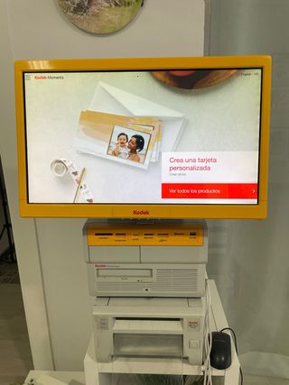 Kiosko impresión fotos Kodak. Listo para imprimir