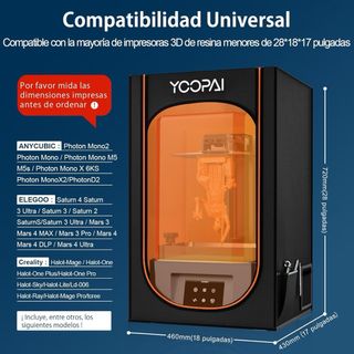 Funda impresora 3D YOOPAI con extractor