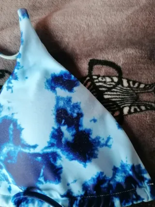 Bikini Tie-Dye Azul y Negro